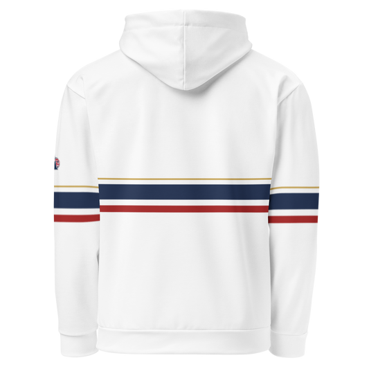Americish Premium Unisex cotton hoodie-USA & UK flag hood | Americish