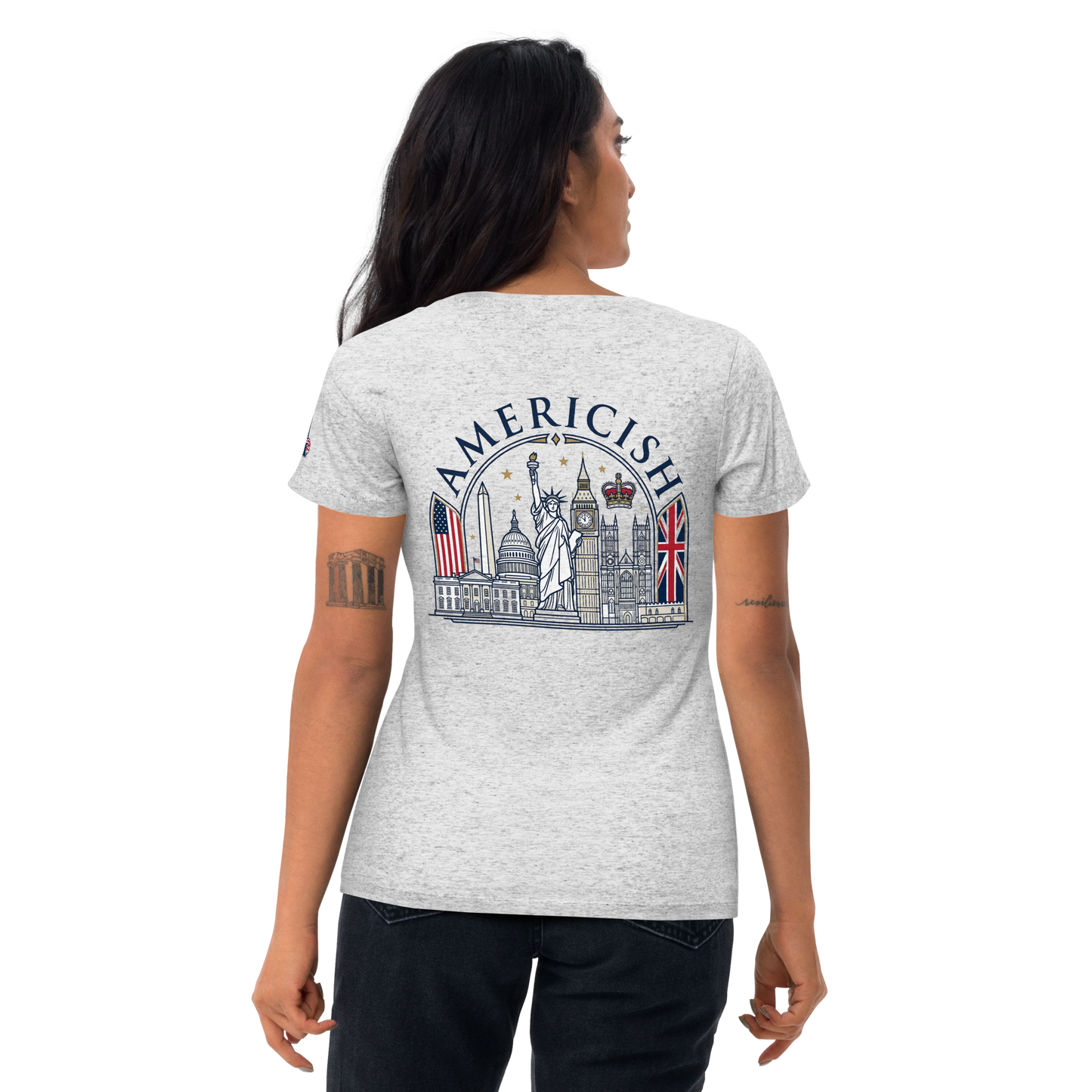 Americish Arched Syline Short sleeve T-Shirt | Americish