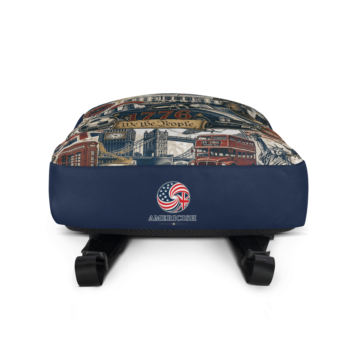 Americish UK USA Collage Navy Backpack | Americish