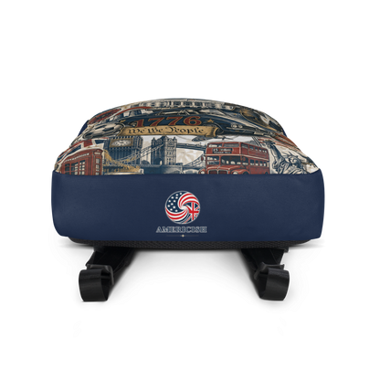 Americish UK USA Collage Navy Backpack | Americish
