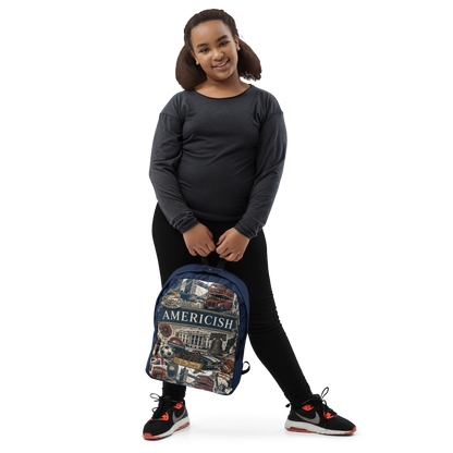 Americish UK USA Collage Navy Backpack | Americish