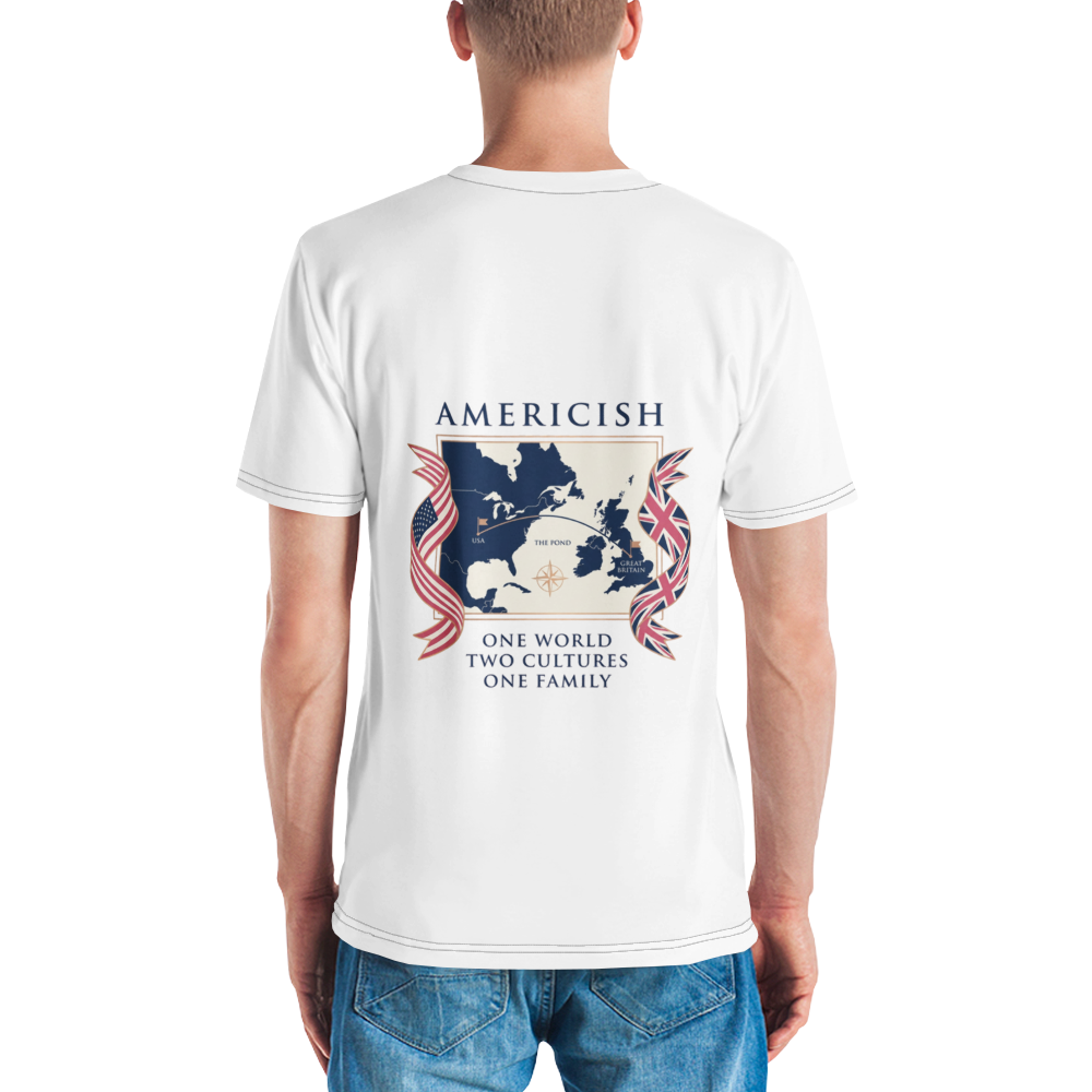 Americish One World Map Men's t-shirt | Americish