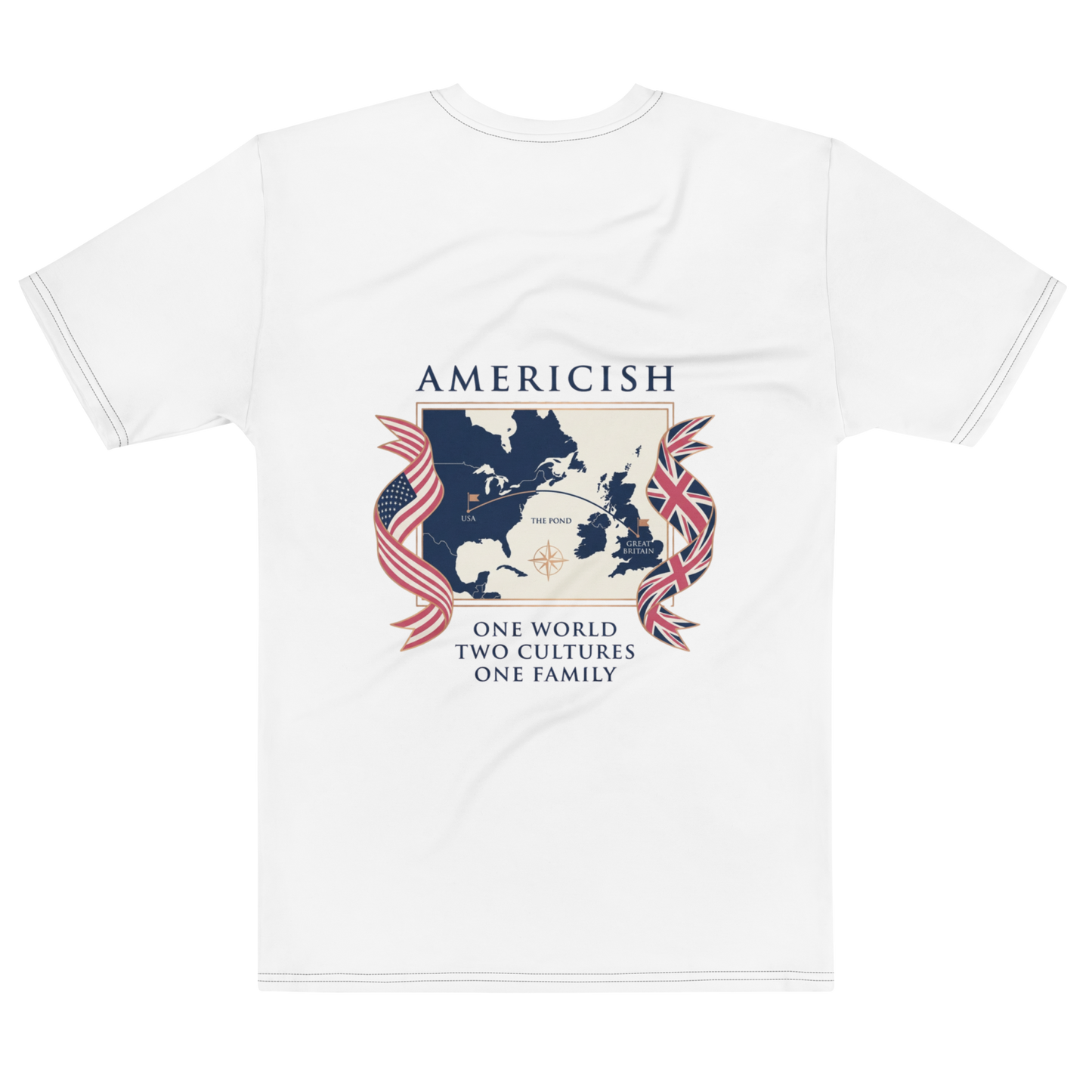 Americish One World Map Men's t-shirt | Americish