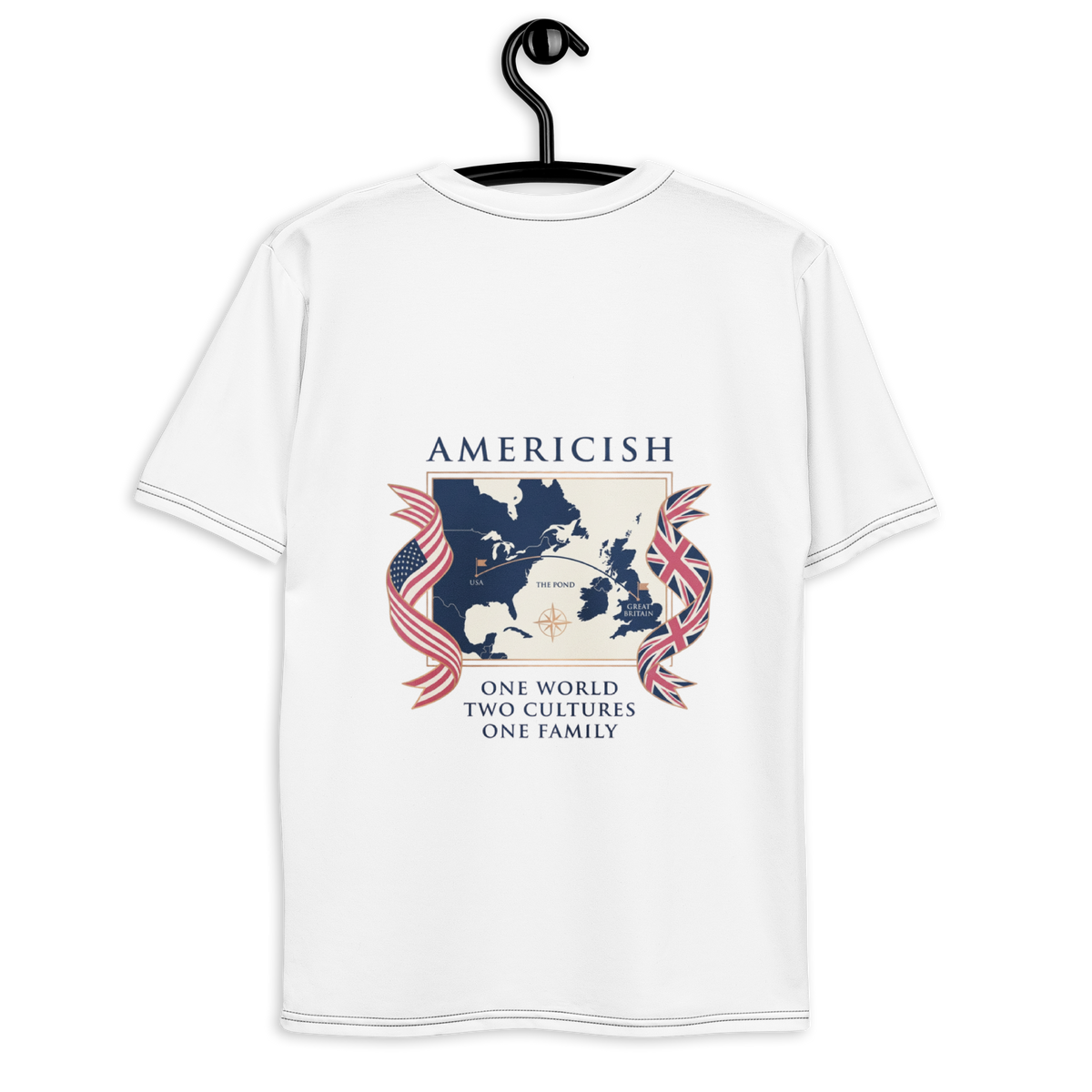 Americish One World Map Men's t-shirt | Americish