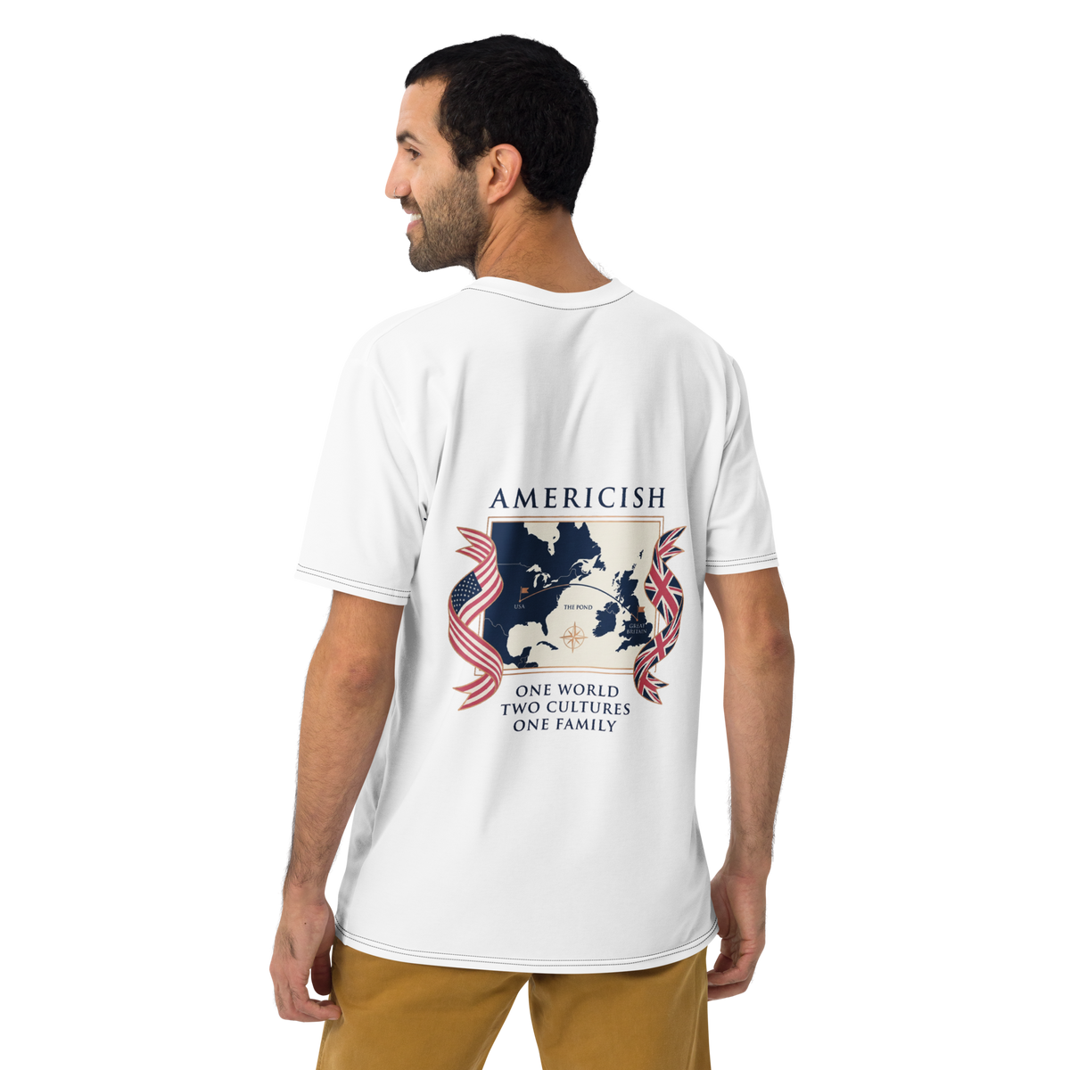 Americish One World Map Men's t-shirt | Americish