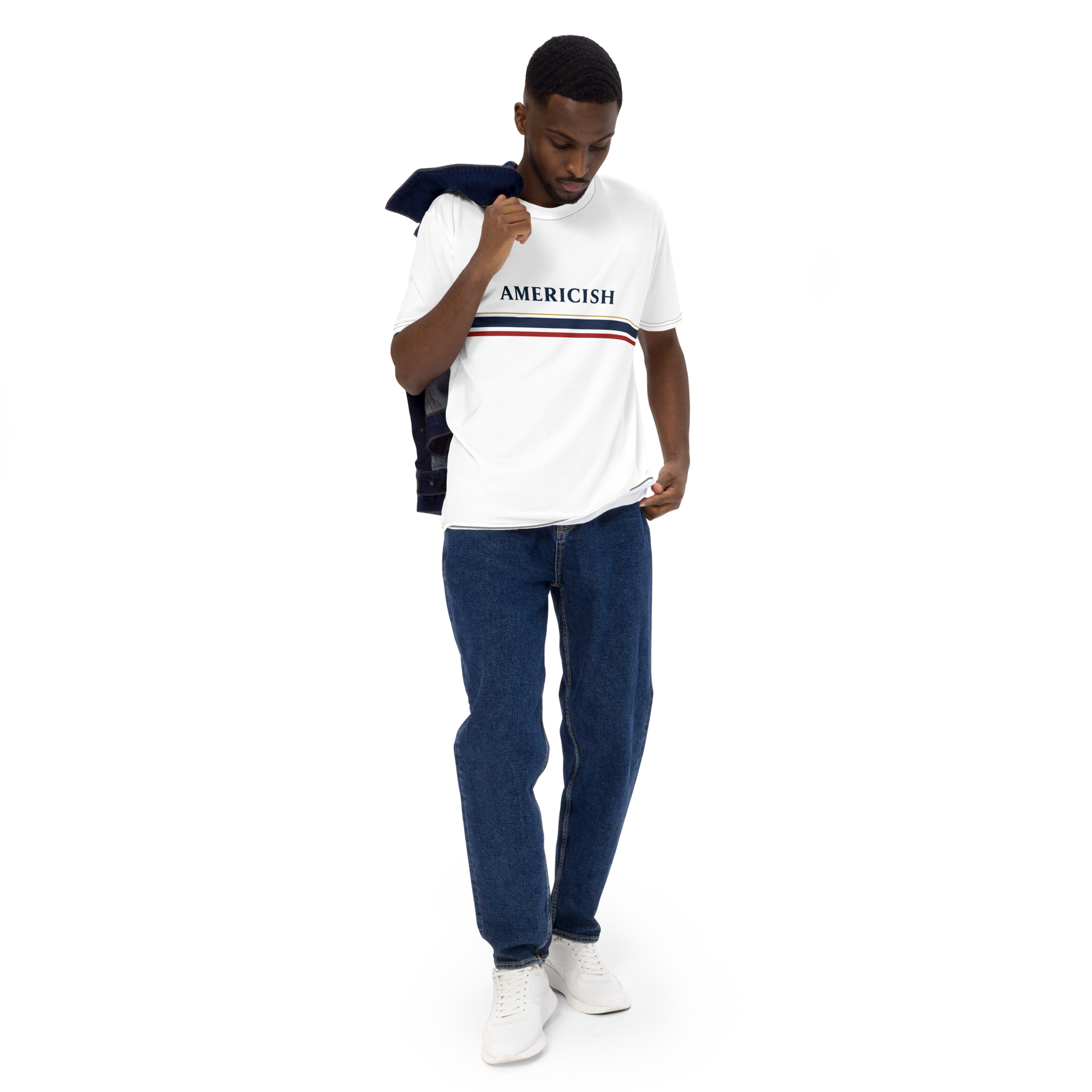 Americish One World Map Men's t-shirt | Americish