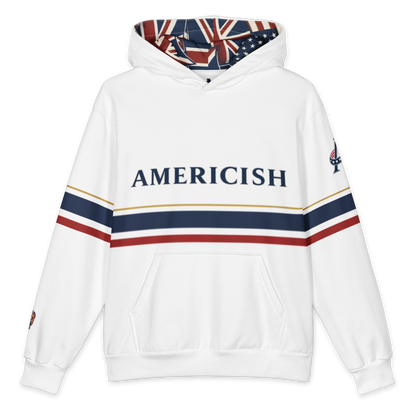 Americish Premium Oversized Cotton Hoodie-USA & UK collage hood | Americish