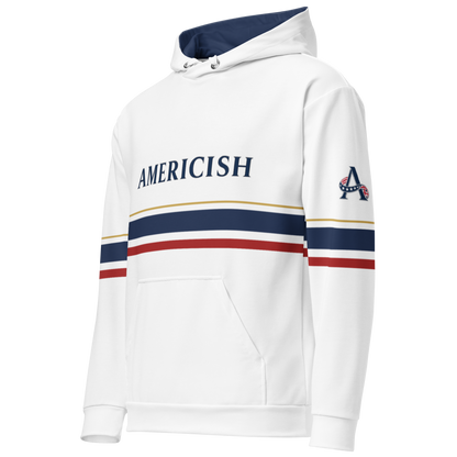 Americish Premium Unisex cotton hoodie-Navy Blue interior | Americish