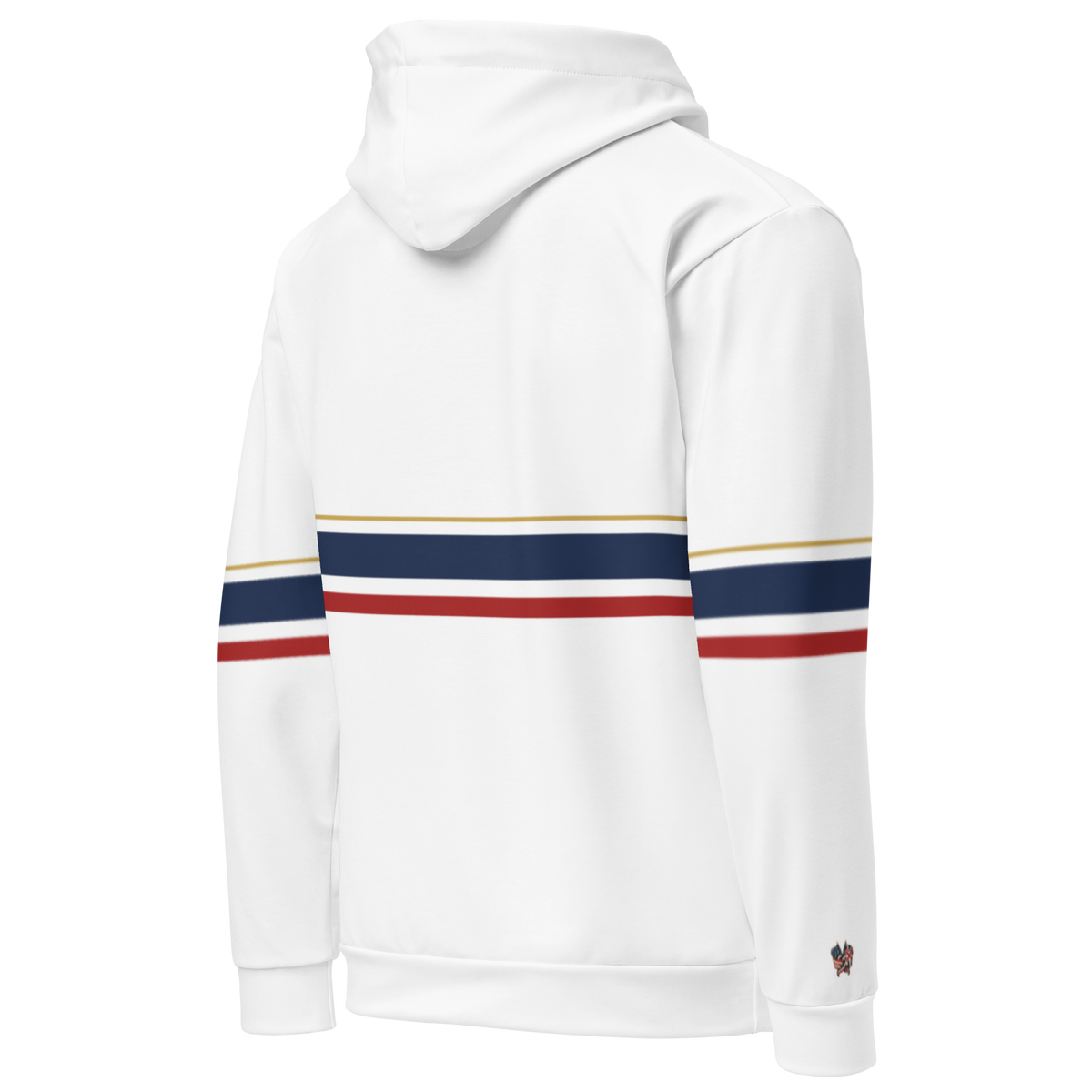 Americish Premium Unisex cotton hoodie-USA & UK flag hood | Americish