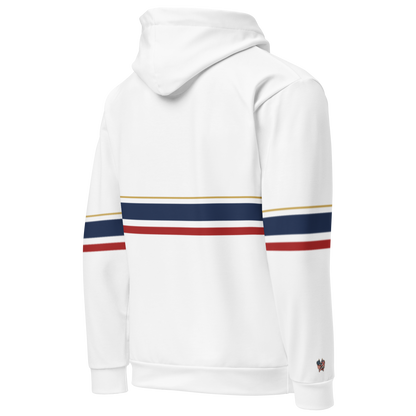 Americish Premium Unisex cotton hoodie-USA & UK flag hood | Americish