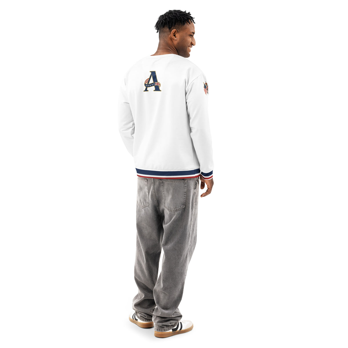 Americish Gold Skylines Unisex cotton sweatshirt | Americish