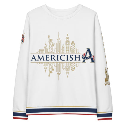 Americish Gold Skylines Unisex cotton sweatshirt | Americish