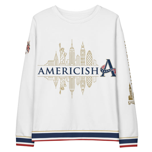 Americish Gold Skylines Unisex cotton sweatshirt | Americish
