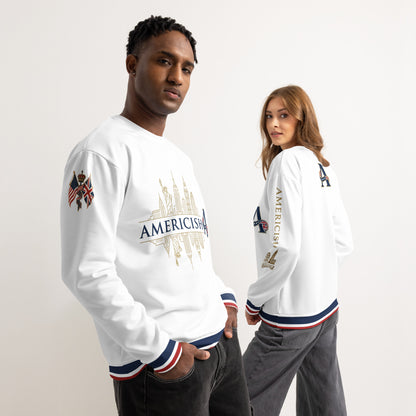 Americish Gold Skylines Unisex cotton sweatshirt | Americish