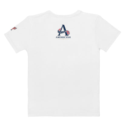 Americish Proud Women’s cotton crew neck t-shirt | Americish