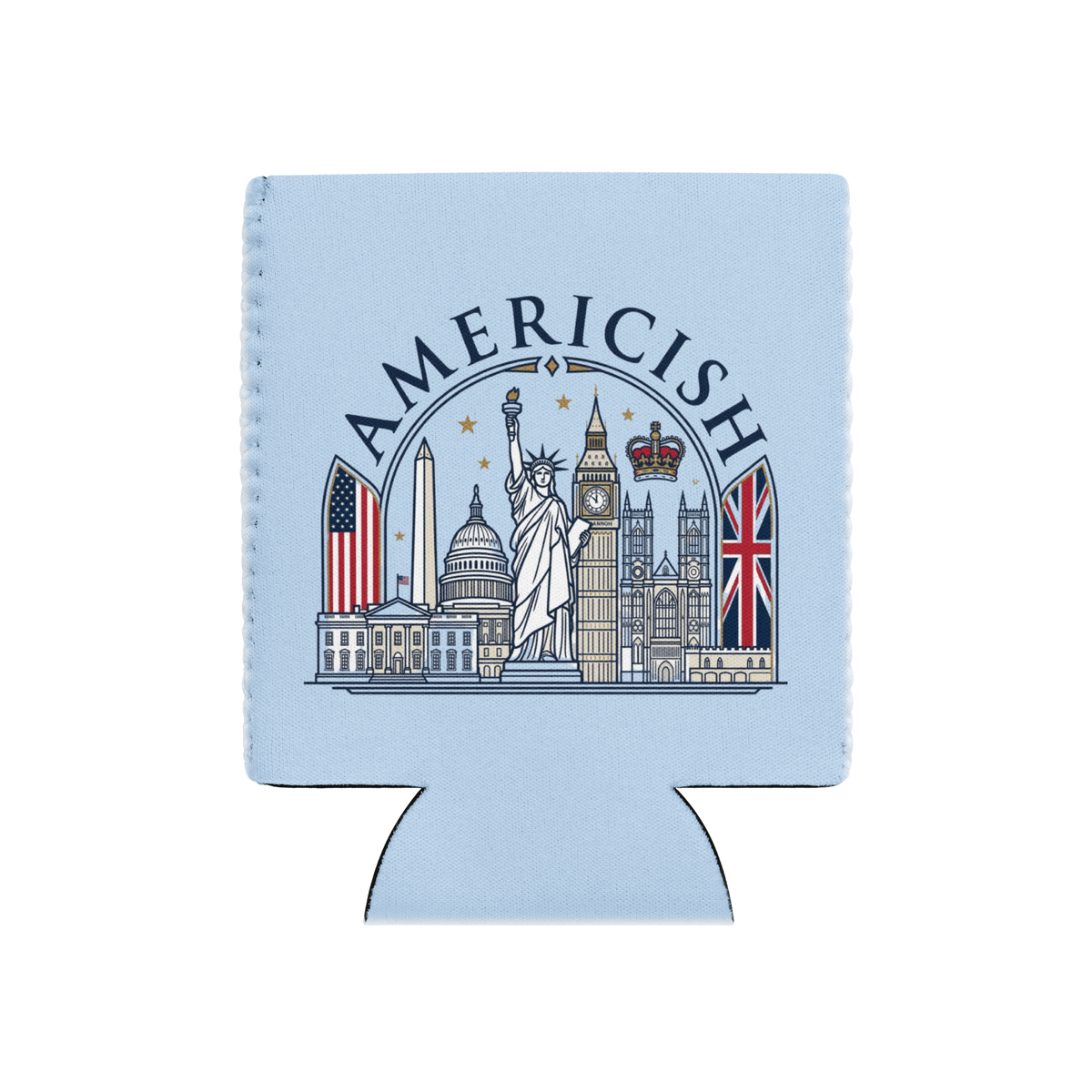 Americish US & UK Skyline Can cooler | Americish