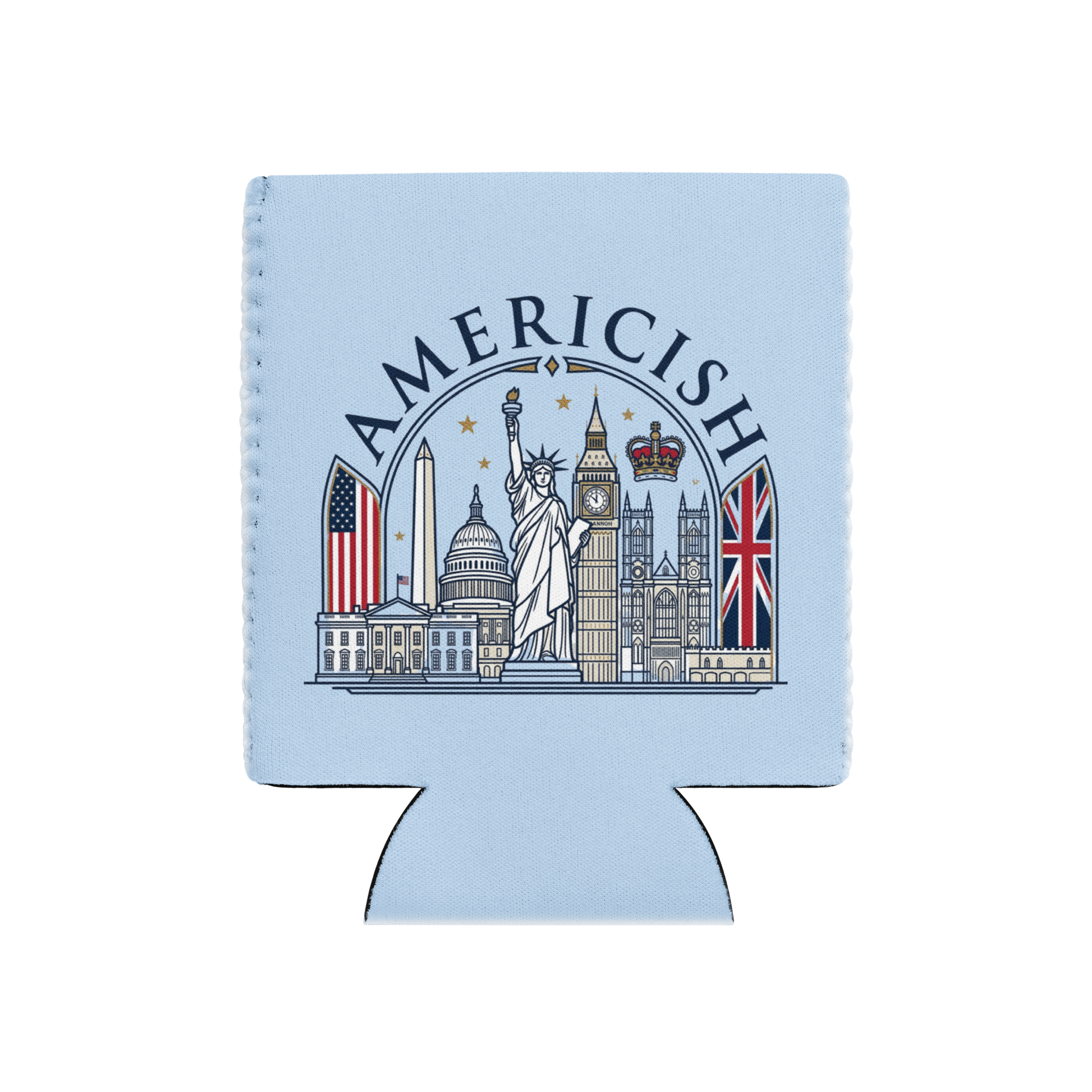 Americish US & UK Skyline Can cooler | Americish