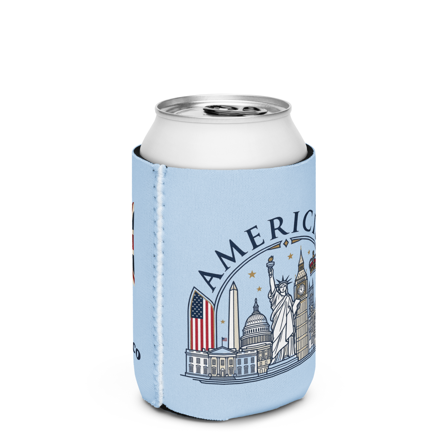 Americish US & UK Skyline Can cooler | Americish