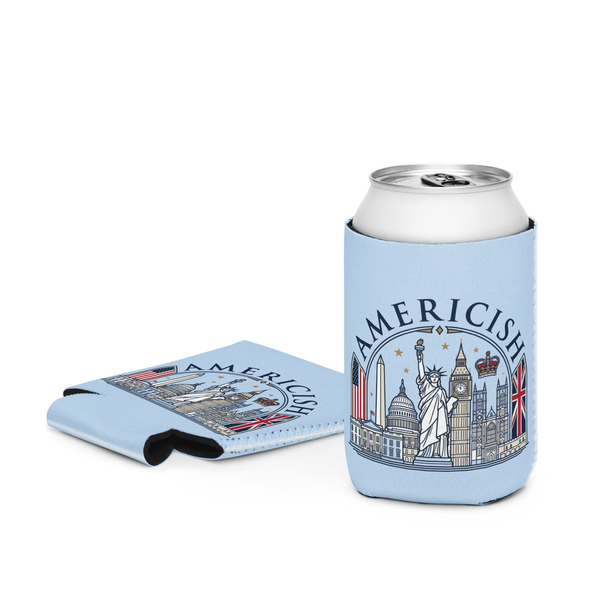 Americish US & UK Skyline Can cooler | Americish