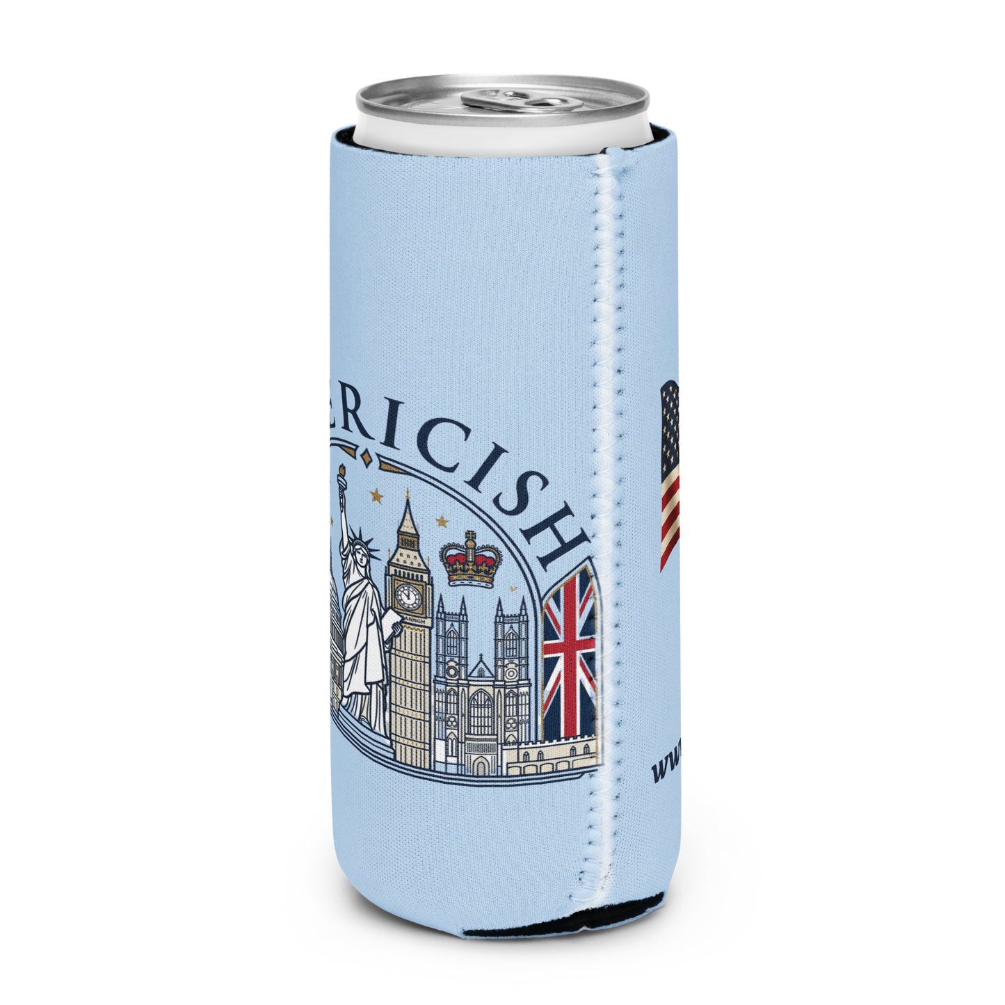 Americish US & UK Skyline Can cooler | Americish