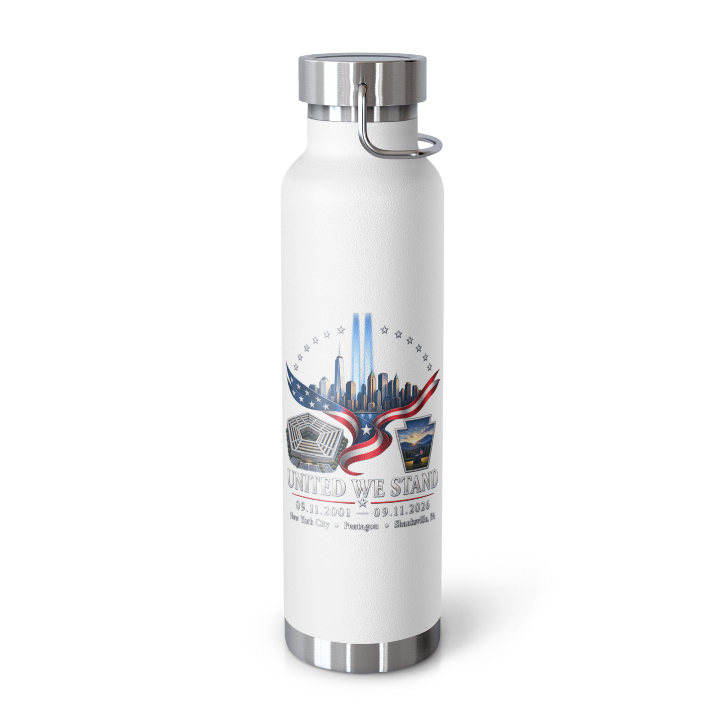 9/11 United We Stand-Copper Vacuum Insulated Bottle | Americish
