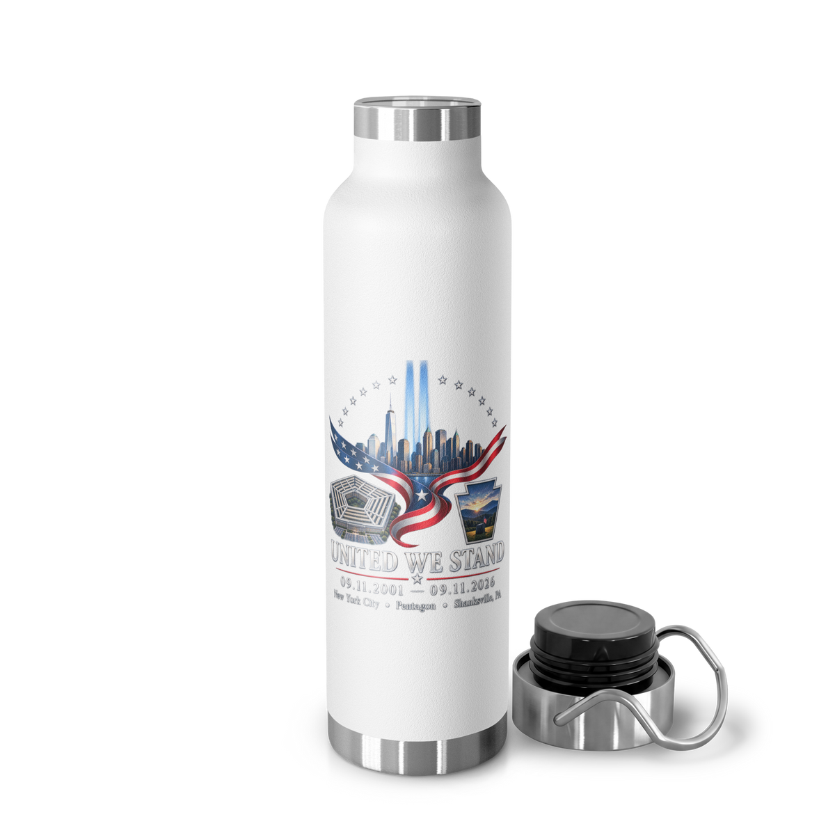 9/11 United We Stand-Copper Vacuum Insulated Bottle | Americish