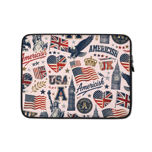 Americish Graffiti Pink Laptop Sleeve | Americish