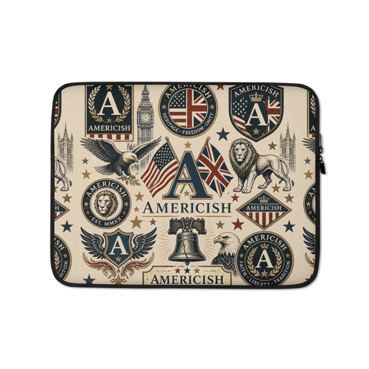 Americish Love -Tan Laptop Sleeve | Americish