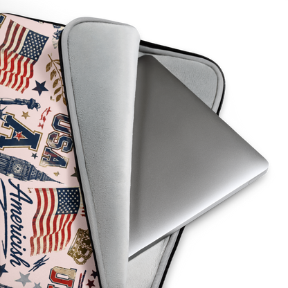 Americish Graffiti Pink Laptop Sleeve | Americish