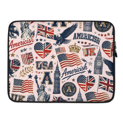 Americish Graffiti Pink Laptop Sleeve | Americish