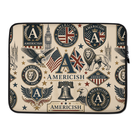 Americish Love -Tan Laptop Sleeve | Americish
