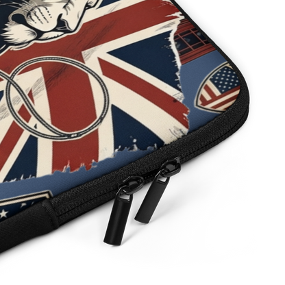 Americish UK & USA Collage Laptop Sleeve | Americish