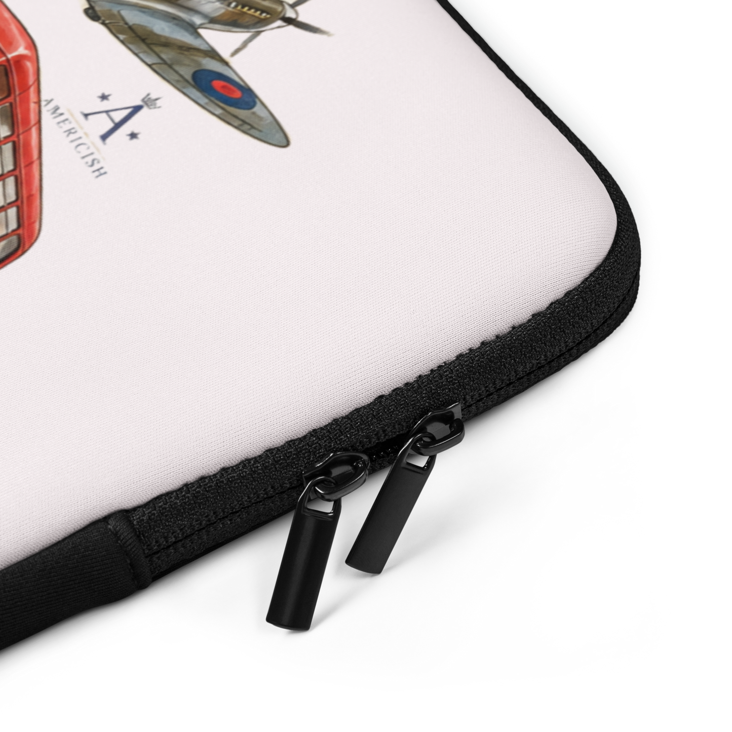 Americish UK & USA Proud Pale Pink Laptop Sleeve | Americish