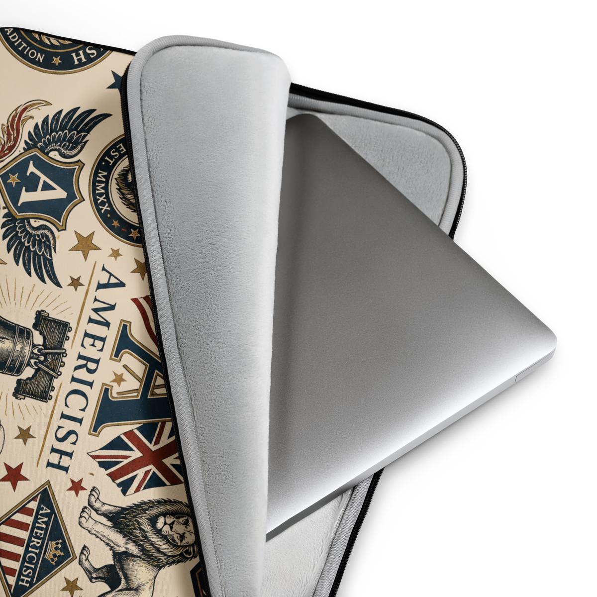 Americish Love -Tan Laptop Sleeve | Americish