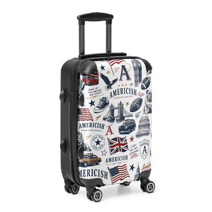 Americish Black-White-Color Hard-shell suitcase | Americish
