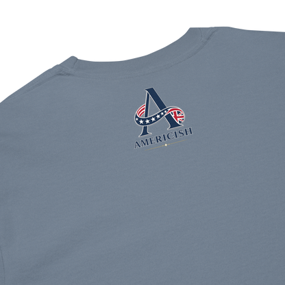 Americish Script Proudly Both-Garment-dyed heavyweight long-sleeve shirt | Americish