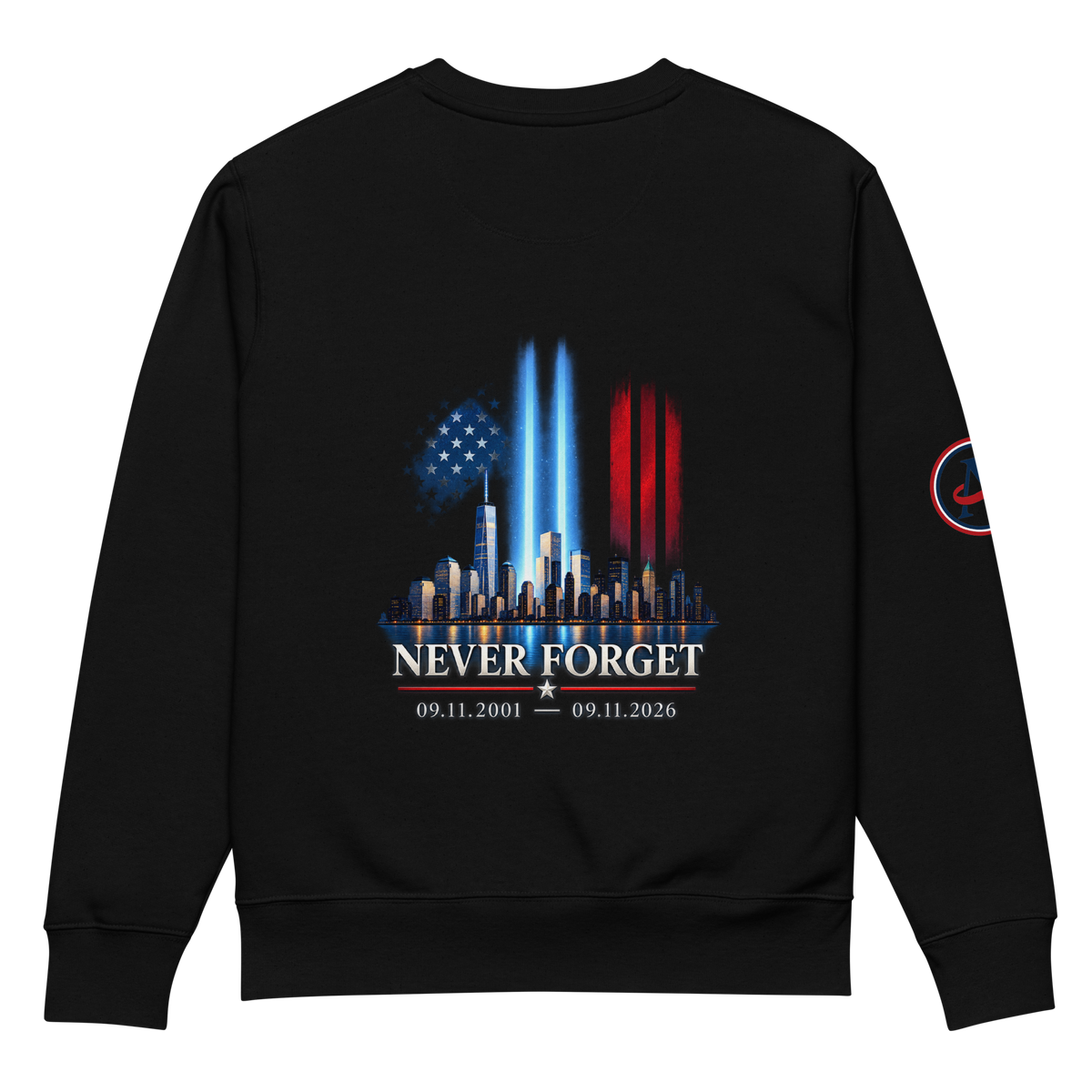 9/11 Never Forget Unisex organic sweatshirt | Americish