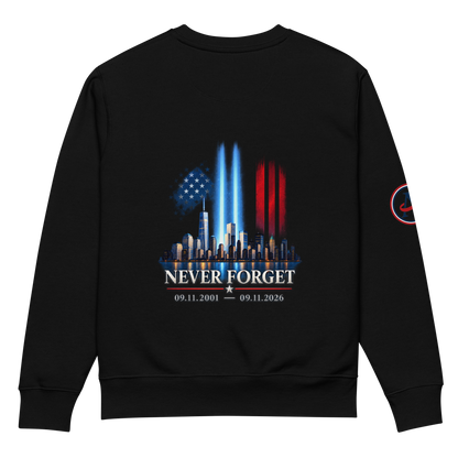9/11 Never Forget Unisex organic sweatshirt | Americish