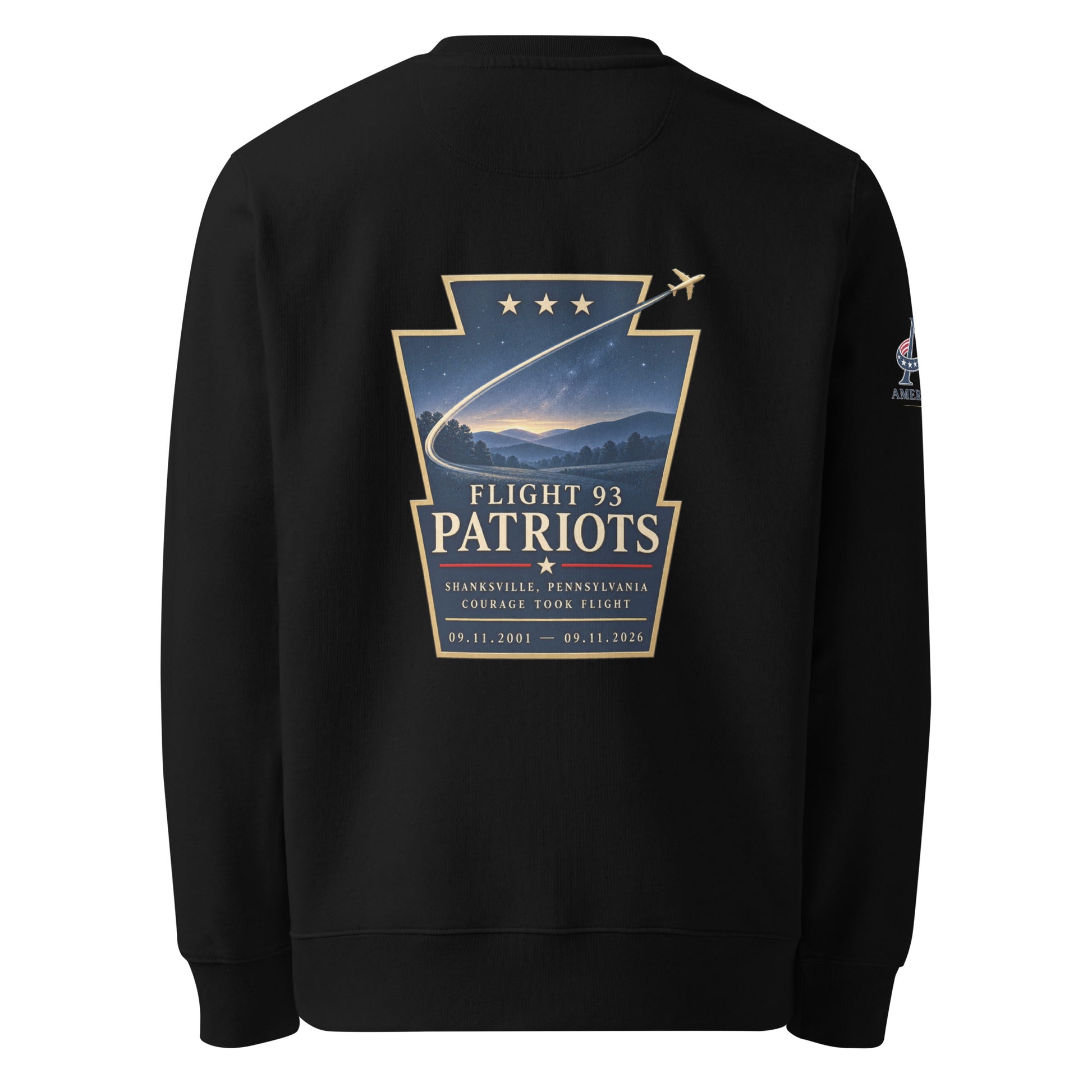 9/11-Flight 93 Patriots Unisex organic sweatshirt | Americish
