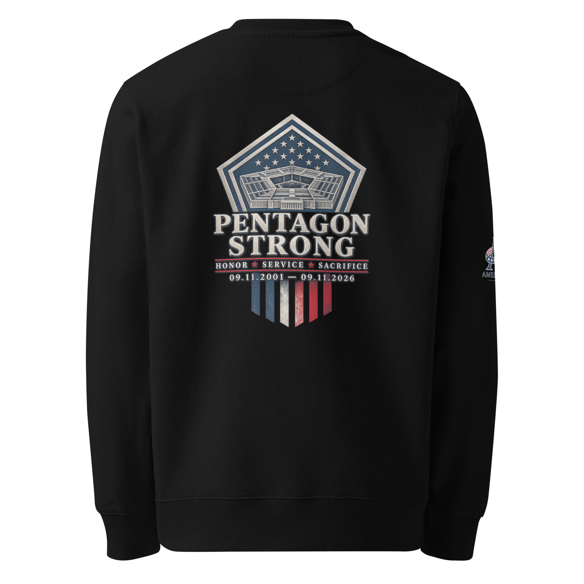 9/11-Pentagon Strong Unisex Organic Lightweight Sweatshirt | Americish