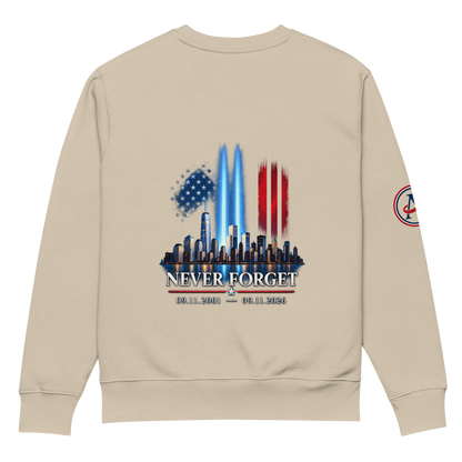9/11 Never Forget Unisex organic sweatshirt | Americish