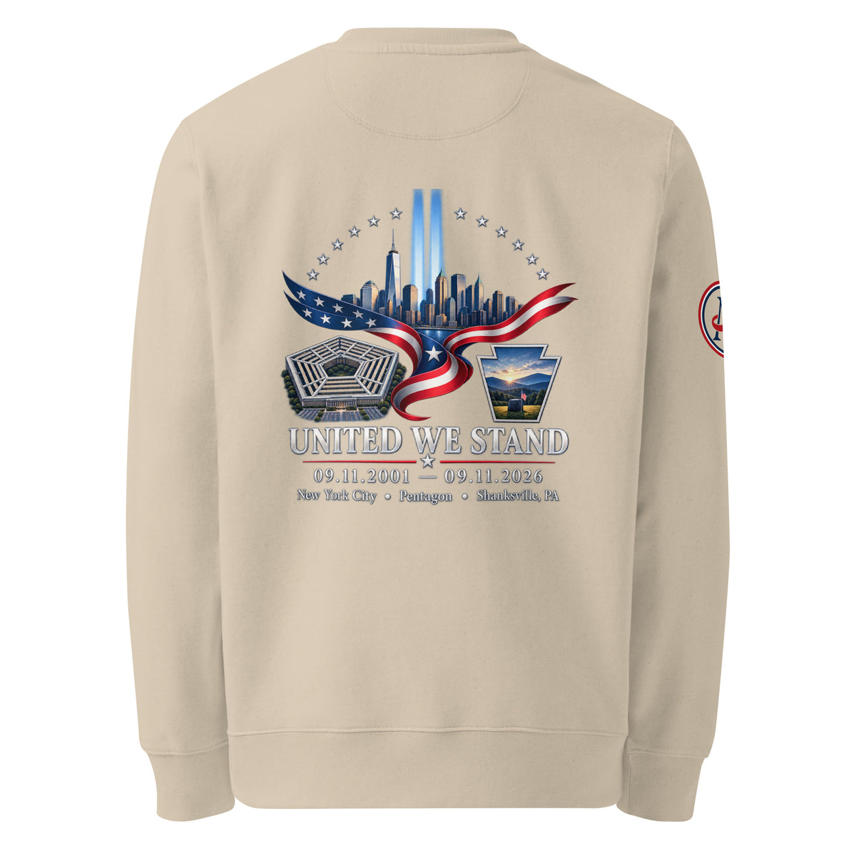 9/11-United We Stand Unisex organic sweatshirt | Americish