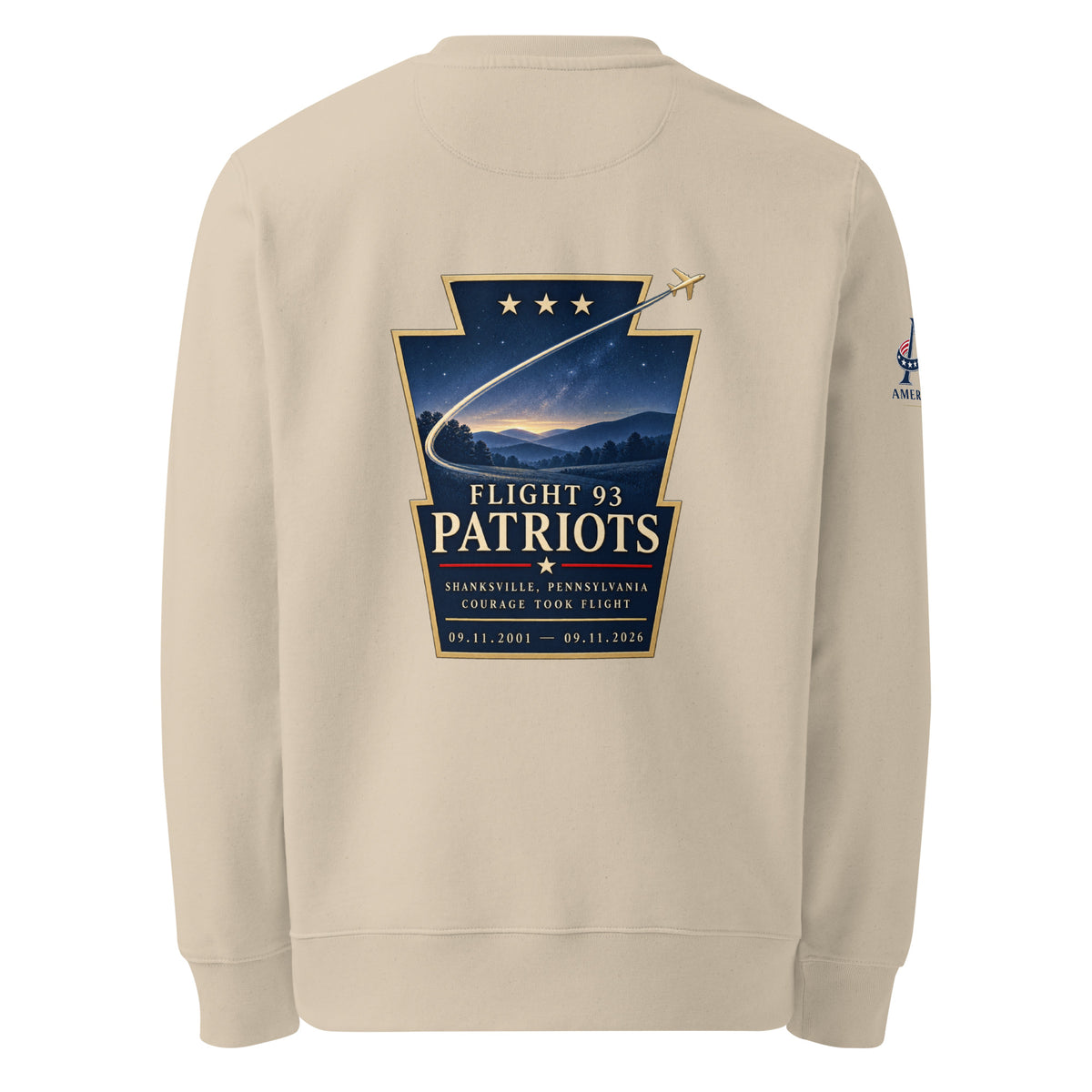 9/11-Flight 93 Patriots Unisex organic sweatshirt | Americish