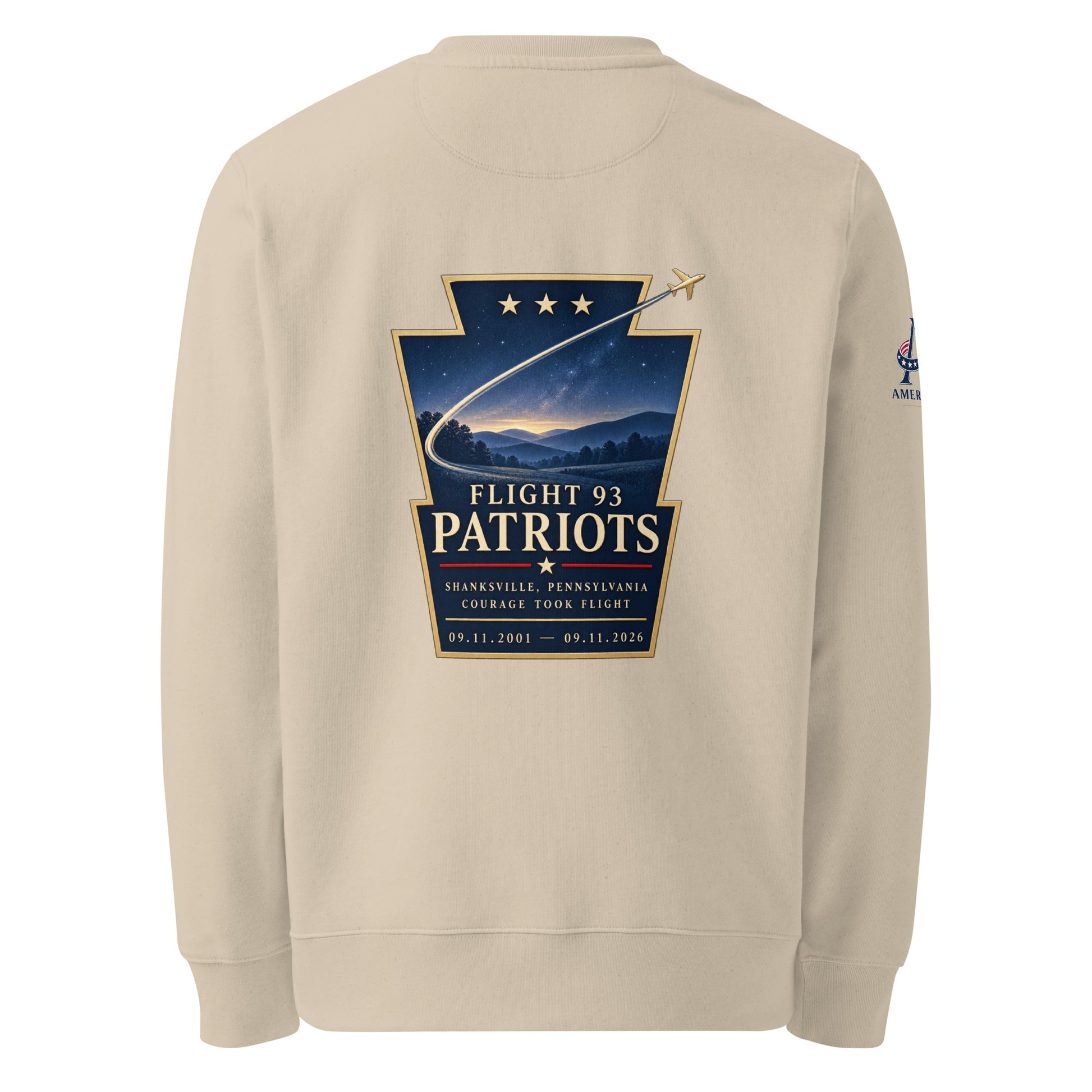 9/11-Flight 93 Patriots Unisex organic sweatshirt | Americish