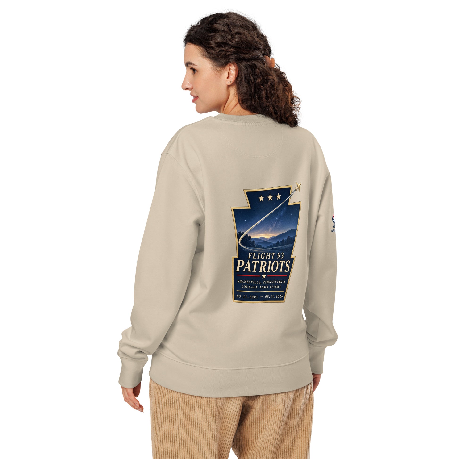 9/11-Flight 93 Patriots Unisex organic sweatshirt | Americish