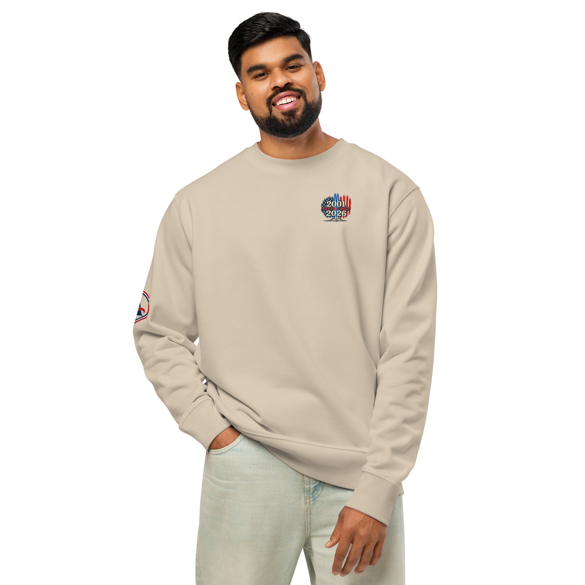 9/11 Never Forget Unisex organic sweatshirt | Americish