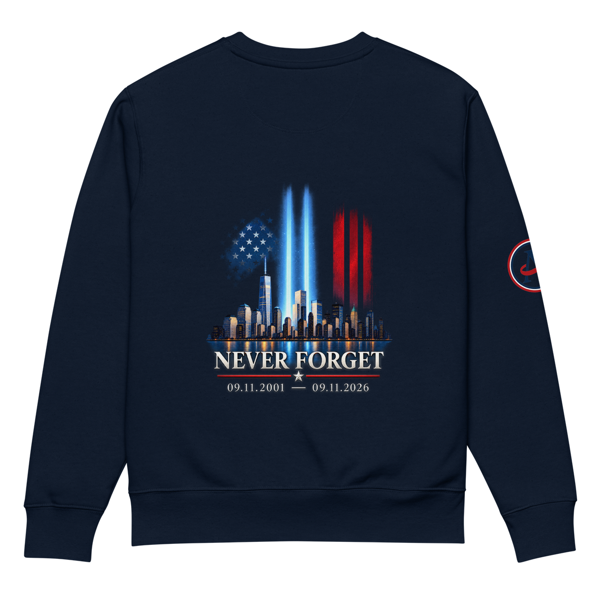 9/11 Never Forget Unisex organic sweatshirt | Americish