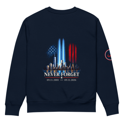 9/11 Never Forget Unisex organic sweatshirt | Americish