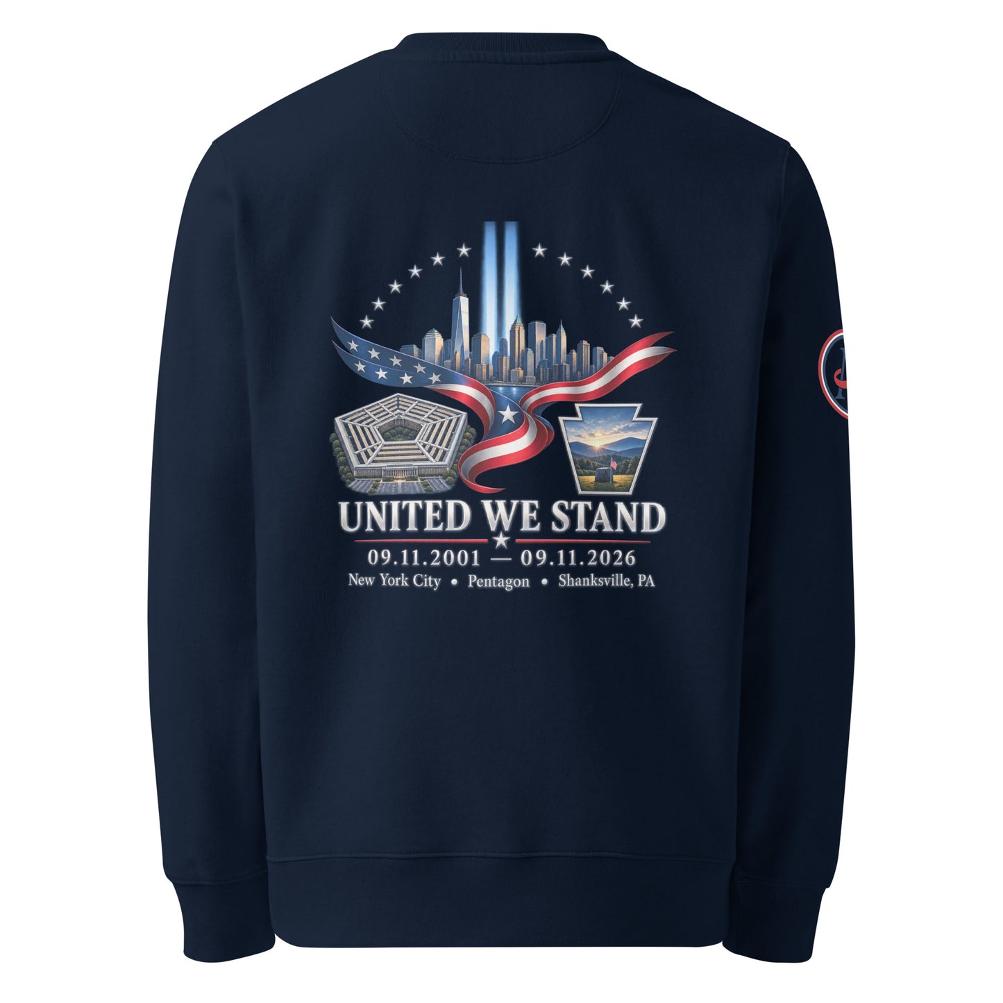 9/11-United We Stand Unisex organic sweatshirt | Americish