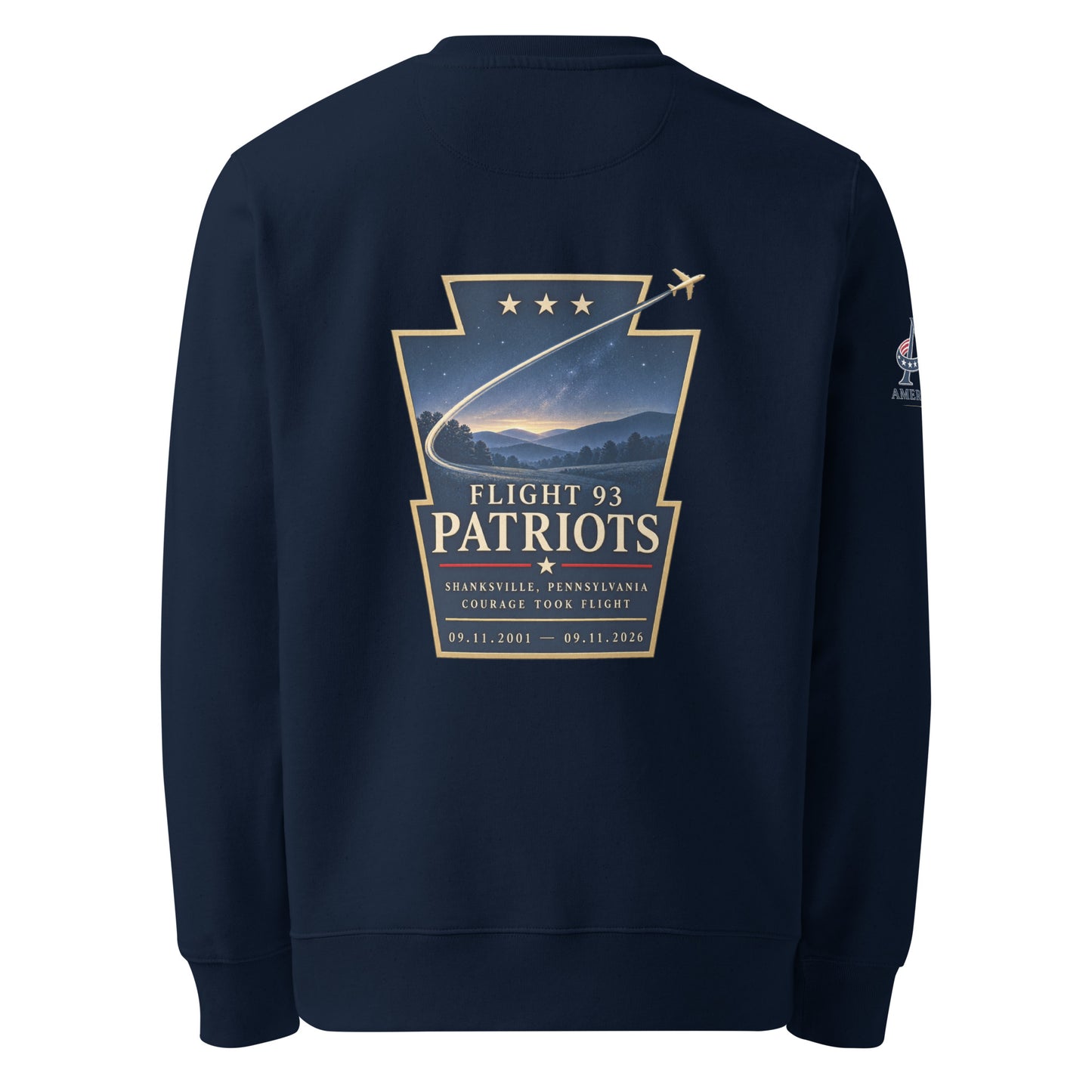 9/11-Flight 93 Patriots Unisex organic sweatshirt | Americish